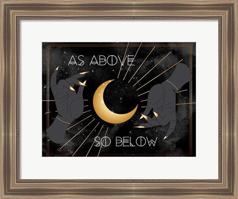 Framed In the Golden Dawn I Print