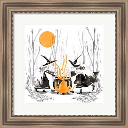 Framed Witchy Mischief I Print