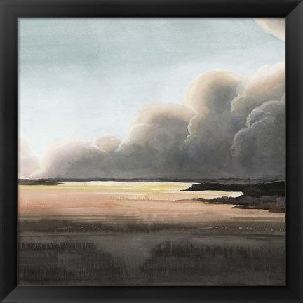 Framed Sunset Storm II Print