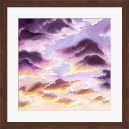 Framed Sunset Haze I Print