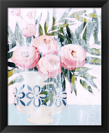 Framed Bleached Bouquet I Print