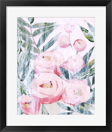 Framed Bleached Bouquet III Print