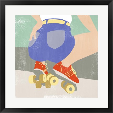 Framed Derby Dames II Print