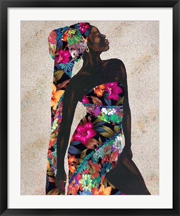 Framed Woman Strong I Print