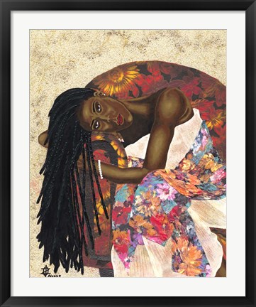 Framed Woman Strong III Print