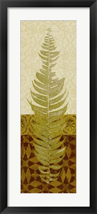 Framed Tropical Frond II Print