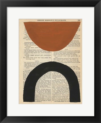 Framed Modern Prose I Print