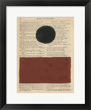 Framed Modern Prose II Print