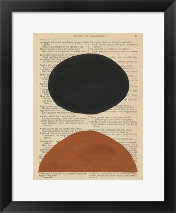 Framed Modern Prose III Print