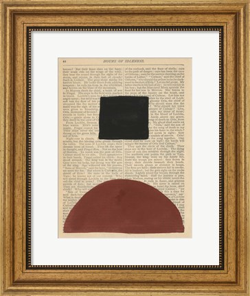 Framed Modern Prose IV Print