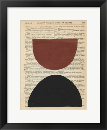 Framed Modern Prose VIII Print