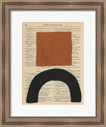 Framed Modern Prose IX Print