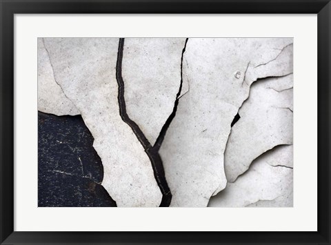 Framed Abstract Fissure II Print