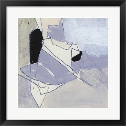 Framed Grey Landscape III Print