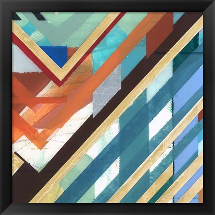 Framed Zig Zag III Print