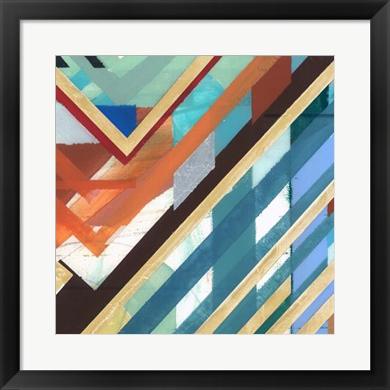 Framed Zig Zag III Print