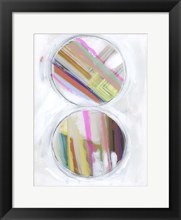 Framed Art in Whites II Print