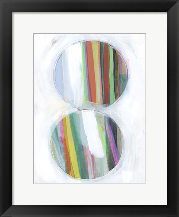 Framed Art in Whites III Print