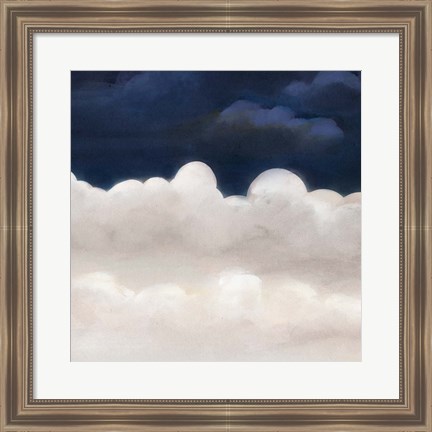 Framed Cloudy Night IV Print