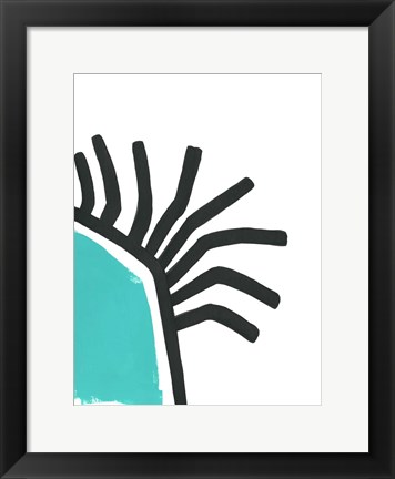 Framed Color Block Maze IV Print