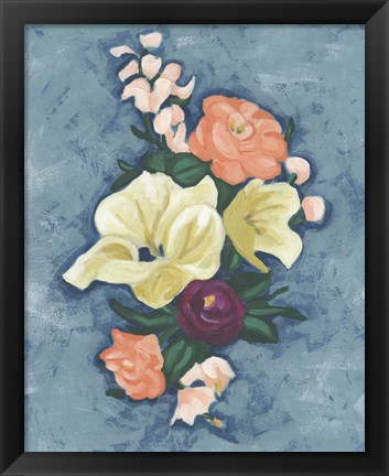 Framed Floral Portrait II Print