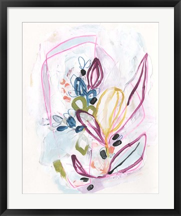 Framed Garden Allusion I Print