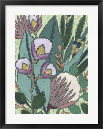 Framed Tropical Reverie I Print