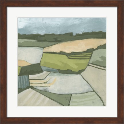 Framed Field &amp; Valley I Print