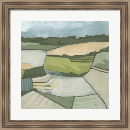 Framed Field &amp; Valley I Print