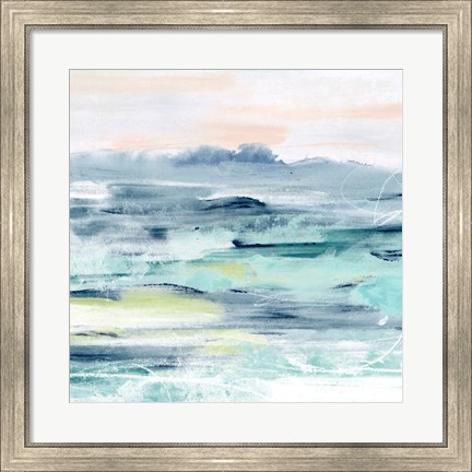 Framed Beach Tides II Print