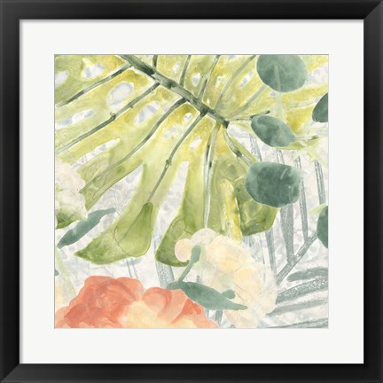 Framed Palm Garden I Print