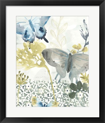 Framed Butterfly Concerto I Print