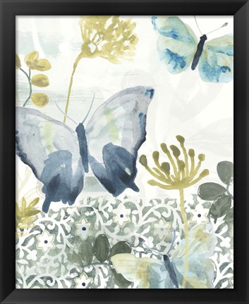 Framed Butterfly Concerto II Print