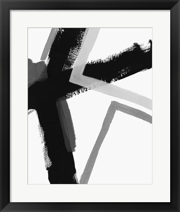 Framed Angular Pulse I Print