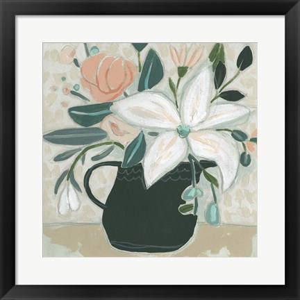 Framed Terre Verte Garden II Print