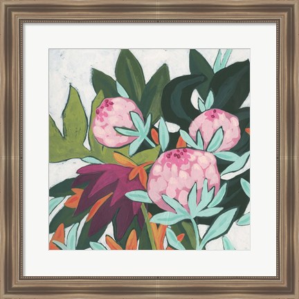 Framed Jungle Jewel II Print