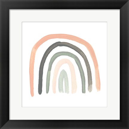 Framed Sweet Rainbow III Print