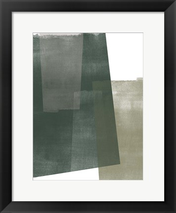 Framed Verdant Geometry II Print