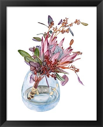 Framed Awaken Protea I Print