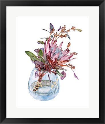 Framed Awaken Protea I Print