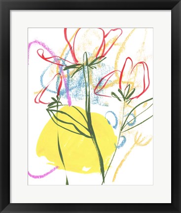 Framed Tulip Formation IV Print