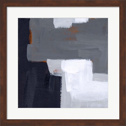 Framed Concrete Wall II Print