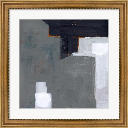 Framed Concrete Wall IV Print