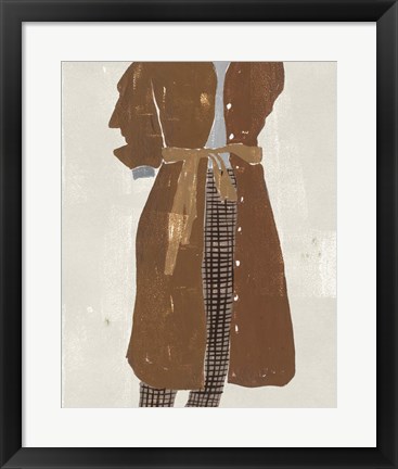 Framed Alley Pose III Print