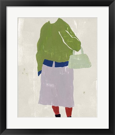 Framed Alley Pose IV Print