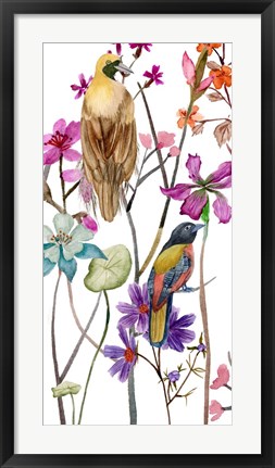 Framed Tangled Garden II Print