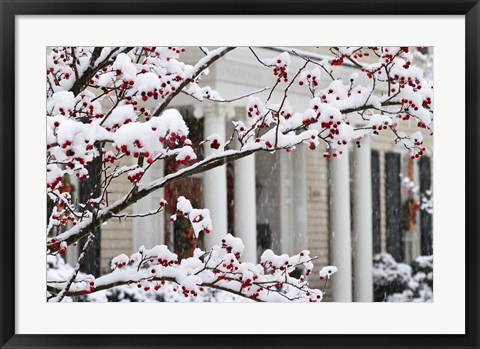 Framed Twickenham in Christmas, Huntsville, Alabama Print