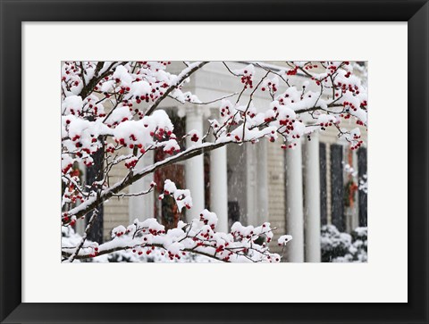 Framed Twickenham in Christmas, Huntsville, Alabama Print