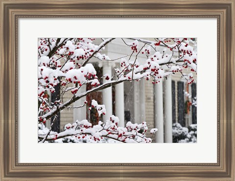 Framed Twickenham in Christmas, Huntsville, Alabama Print