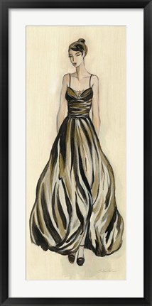 Framed Evening Gown III Print